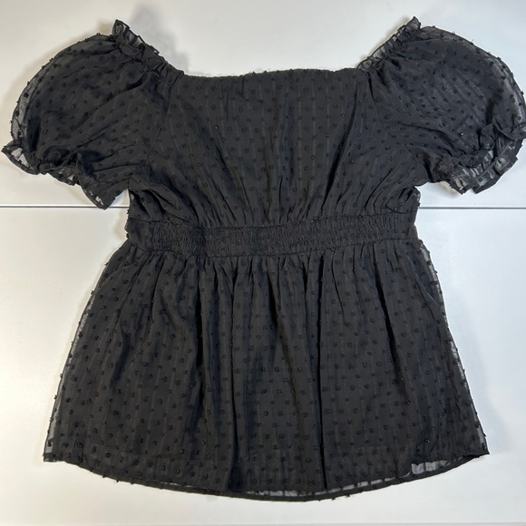 Elegant Black Maternity Blouse - Picture 3 of 10